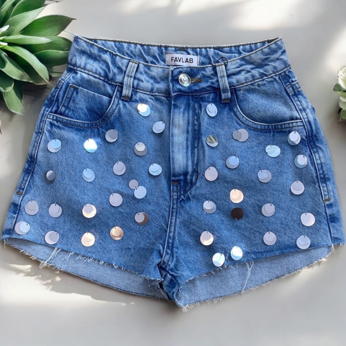 Shots Jeans Lantejoulas